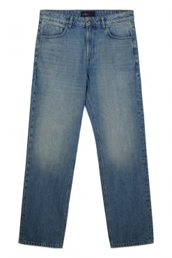 Jeans sobretintado straight fit