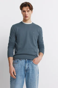 Jeans sobretintado wide leg