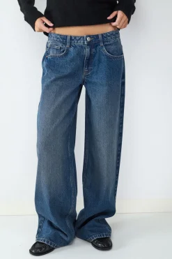Jeans wide leg low rise