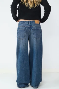 Jeans wide leg low rise