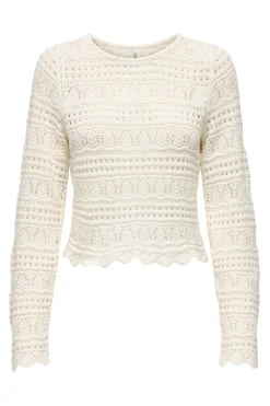 Jersey calado cropped