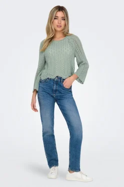 Jersey calado manga francesa