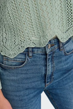 Jersey calado manga francesa