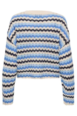 Jersey calado manga larga