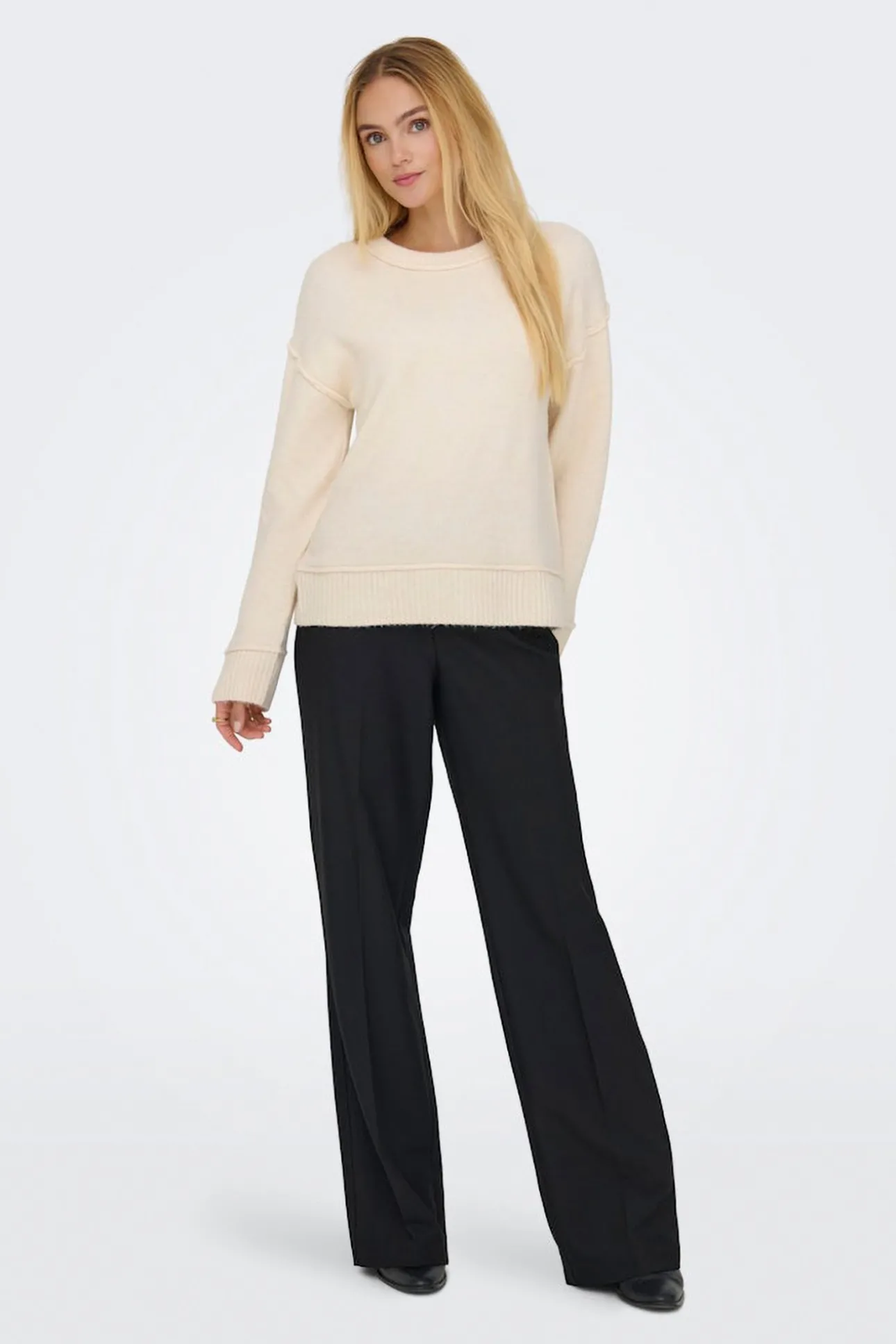 Jersey con costuras marcadas