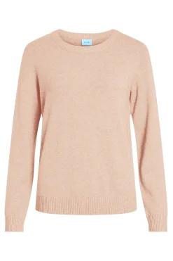 Jersey con cuello redondo de viscosa