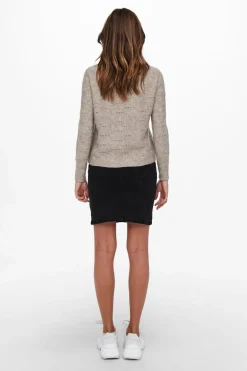 Jersey con detalles calados