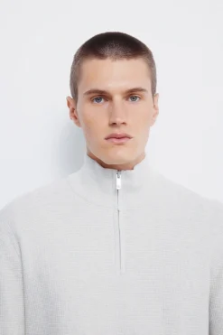 Jersey cremallera liso