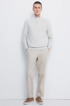 Jersey cremallera liso