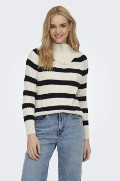 Jersey cuello alto cremallera