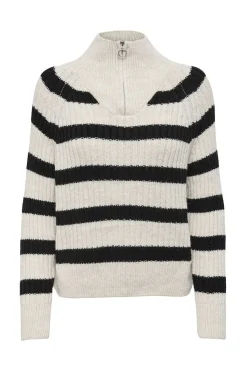 Jersey cuello alto cremallera