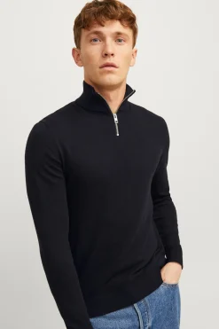 Jersey cuello alto cremallera