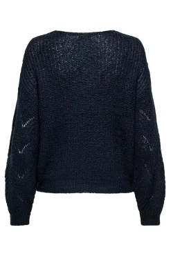 Jersey cuello pico lurex