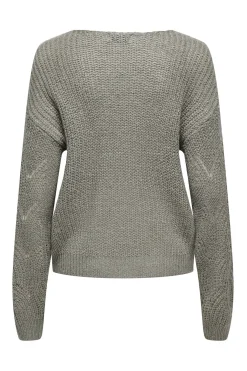 Jersey cuello pico lurex