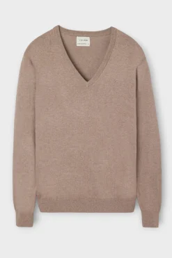 Jersey cuello pico retro