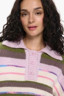 Jersey Cuello Polo Contraste