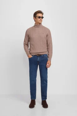 Jersey cuello vuelto de ochos