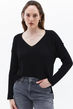 Jersey de cuello pico