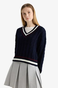 Jersey de cuello pico