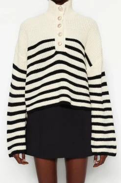 Jersey de punto a rayas