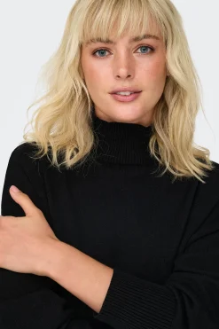 Jersey de rayas cuello alto