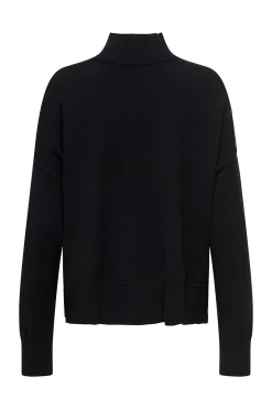 Jersey de rayas cuello alto