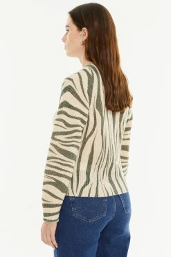 Jersey estampado efecto animal print