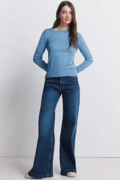 Jersey fino botones pu&ntilde;os