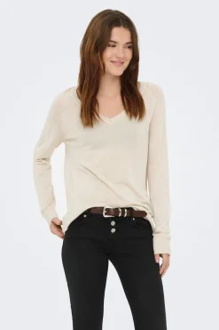 Jersey fino cuello de pico