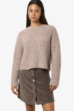 jersey jaspeado cuello redondo