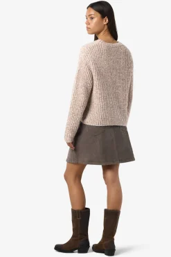 jersey jaspeado cuello redondo