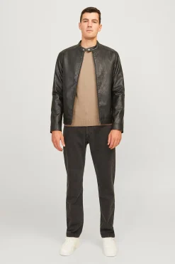 Jersey punto b&aacute;sico manga larga