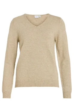 Jersey punto cuello pico