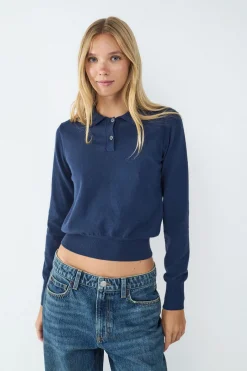 Jersey punto cuello polo