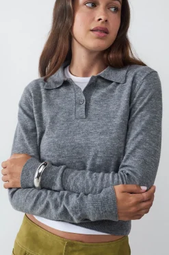 Jersey punto cuello polo