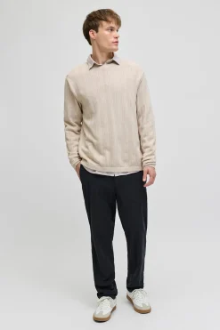 Jersey punto estructurado holgado