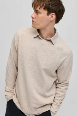 Jersey punto estructurado holgado