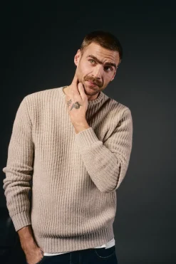 Jersey punto perlado lana