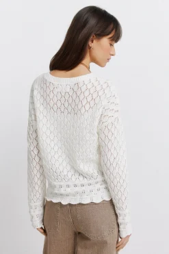 Jersey punto pointelle