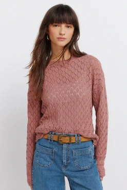 Jersey punto pointelle