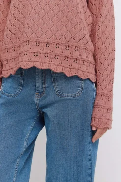 Jersey punto pointelle