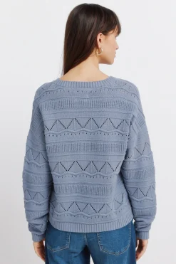 Jersey punto pointelle