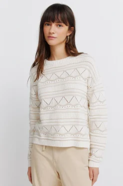 Jersey punto pointelle