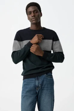 Jersey punto tricolor