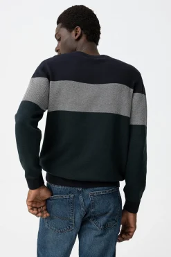 Jersey punto tricolor