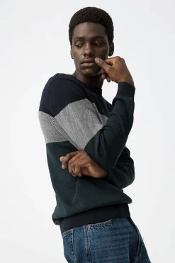 Jersey punto tricolor