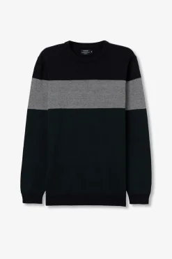 Jersey punto tricolor