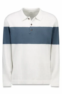 Jersey raya cuello polo