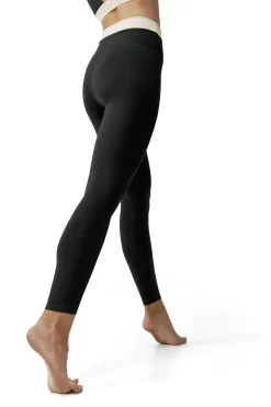 Legging deportivo Fiorella negro/blanco
