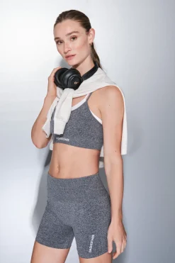 Leggings ciclista SEAMLESS COMFORT gris